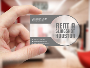 Diseño de Tarjeta de Presentación por Creations Box 2015 para Houston Slingshot Rental | Diseño: #17014169