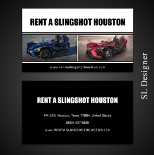 Visitenkarten-Design von SL Designer für Houston Slingshot Rental | Design: #17000983