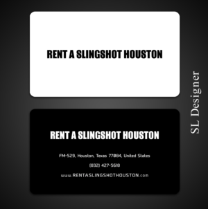 Visitenkarten-Design von SL Designer für Houston Slingshot Rental | Design: #17001002