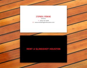 Business Card Design by Tripti Ranjan Gain for Houston Slingshot Rental | Design: #16996983