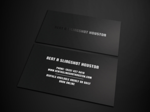 Business Card Design by Tripti Ranjan Gain for Houston Slingshot Rental | Design: #16997090