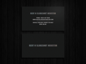 Diseño de Tarjeta de Presentación por Tripti Ranjan Gain para Houston Slingshot Rental | Diseño: #16997091