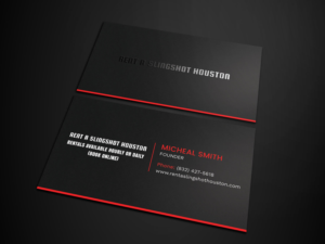 Business Card Design by Tripti Ranjan Gain for Houston Slingshot Rental | Design: #16997095