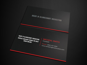 Business Card Design by Tripti Ranjan Gain for Houston Slingshot Rental | Design: #16997097