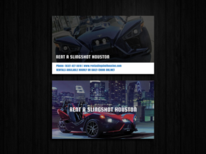 Visitenkarten-Design von Tripti Ranjan Gain für Houston Slingshot Rental | Design: #16997099