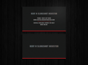 Visitenkarten-Design von Tripti Ranjan Gain für Houston Slingshot Rental | Design: #17004365