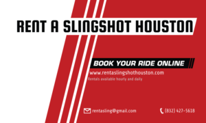 Business Card Design by Piyush1510 for Houston Slingshot Rental | Design: #17001737
