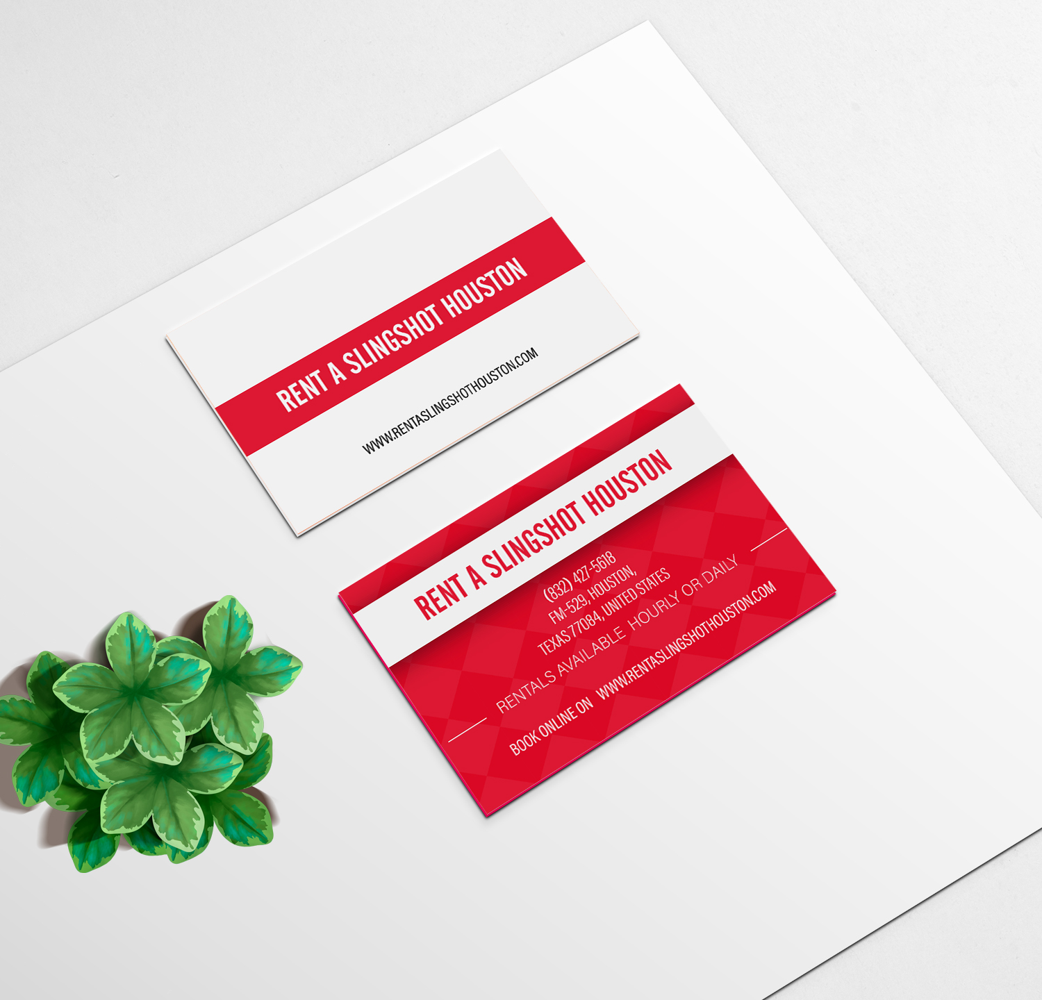 Business Card Design by Luigimazz for Houston Slingshot Rental | Design #17003849