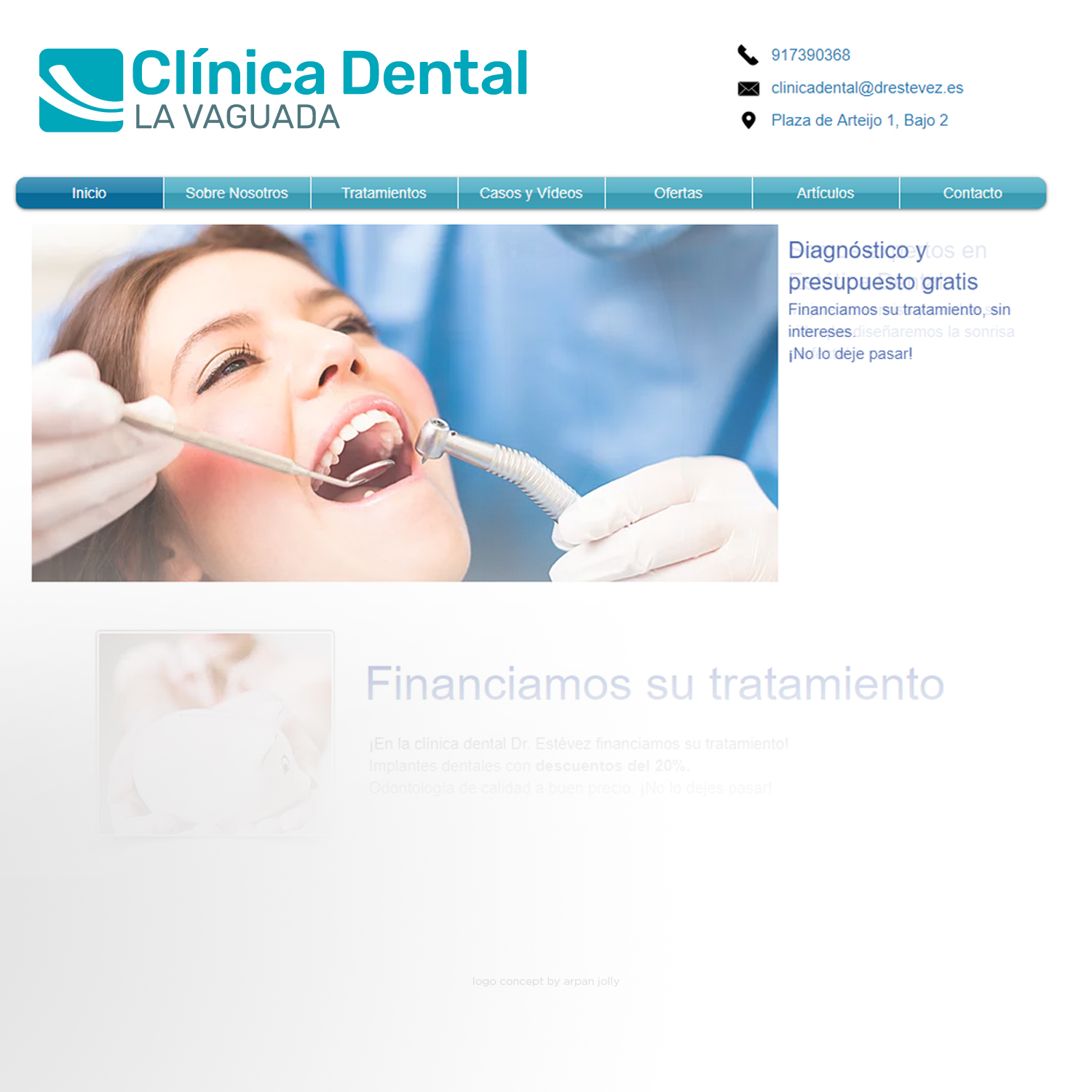 Logo Design by Arpan Jolly for Clínica Dental La Vaguada | Design #17119228