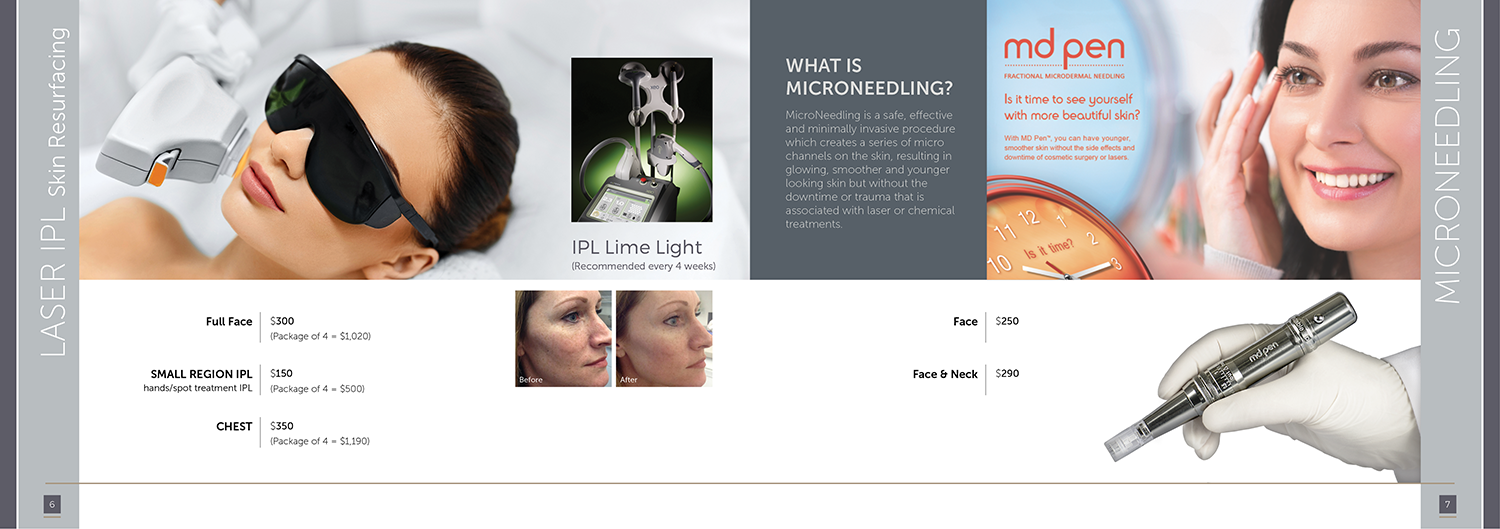 Brochure Design by Akshar Shailesh for skin by leah | Design #17010055