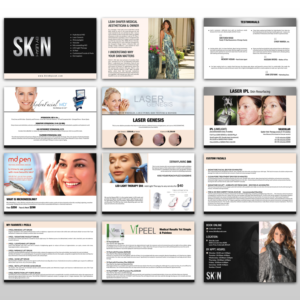 Brochure Design by debdesign for skin by leah | Design: #17043310