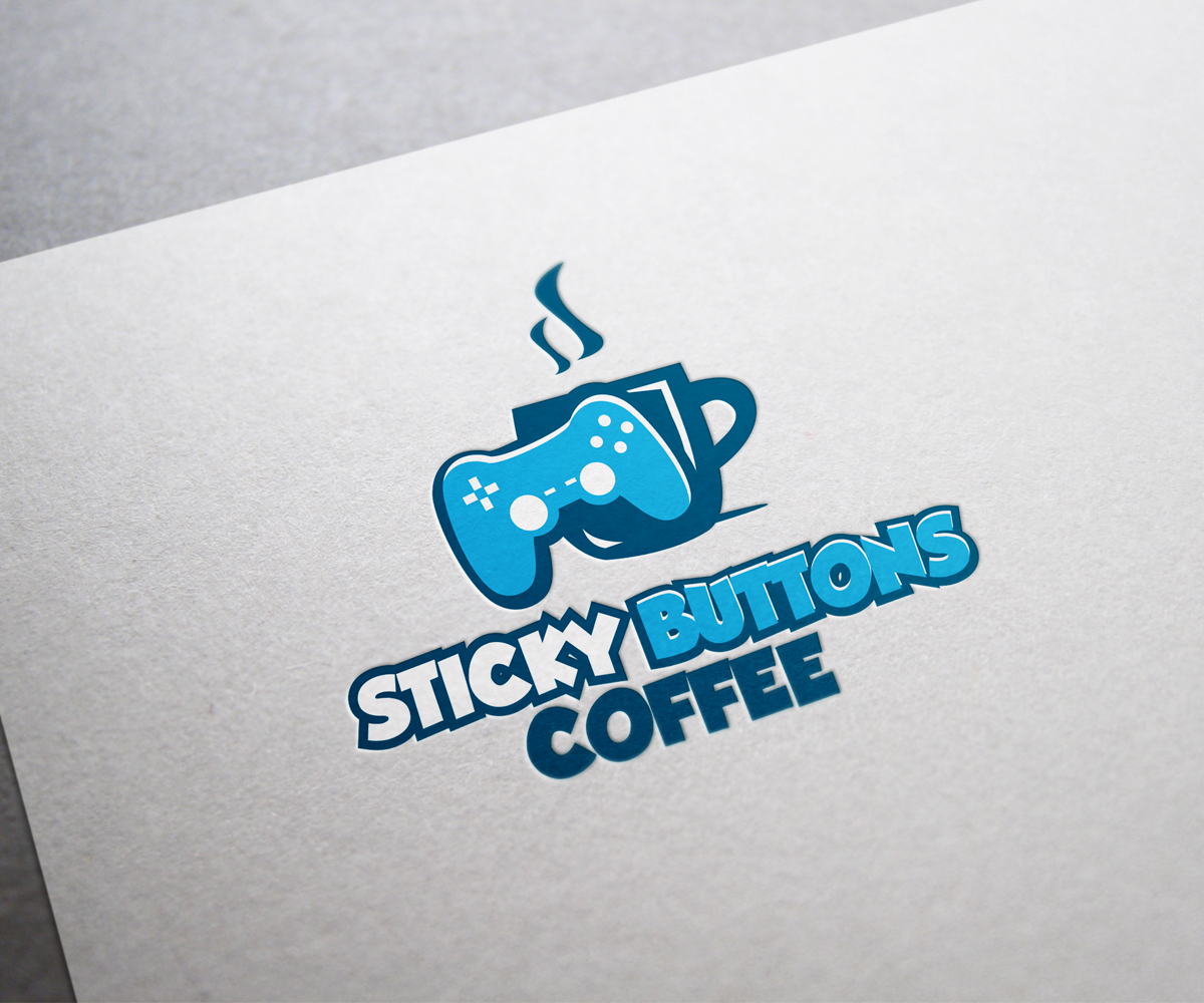 Logo-Design von Maher Sh für Sticky Buttons Coffee | Design #17007165