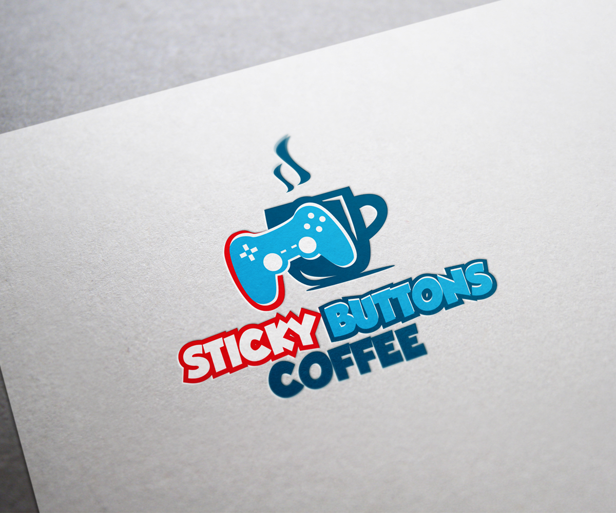 Logo Design by Maher Sh for Sticky Buttons Coffee | Design #17021558