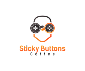 Diseño de Logo por NineOwl para Sticky Buttons Coffee | Diseño: #17011847