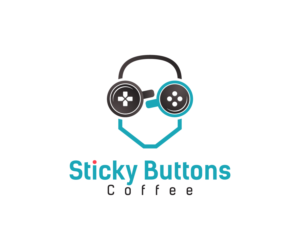 Diseño de Logo por NineOwl para Sticky Buttons Coffee | Diseño: #17011849