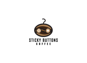 Diseño de Logo por creative.bugs para Sticky Buttons Coffee | Diseño: #17005856