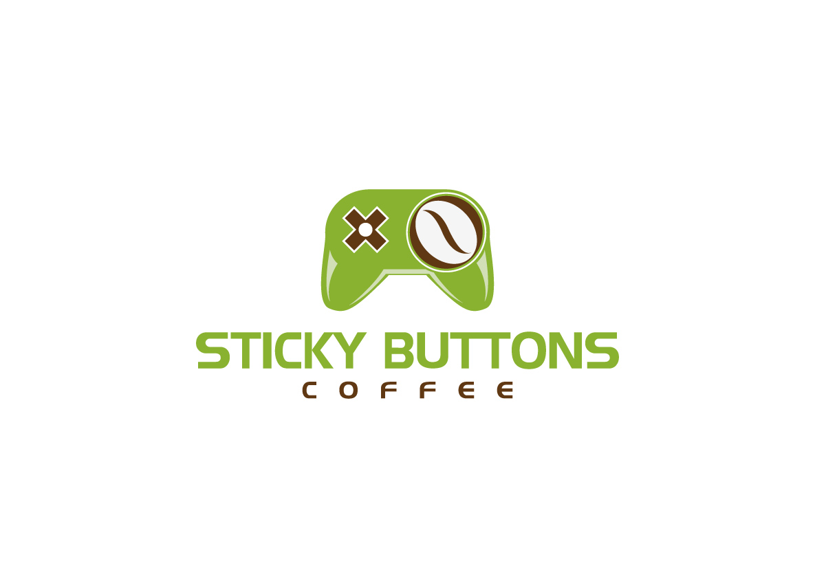 Logo Design by creative.bugs for Sticky Buttons Coffee | Design #17021532