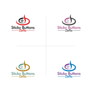 Logo Design by e-graphics for Sticky Buttons Coffee | Design: #17019980