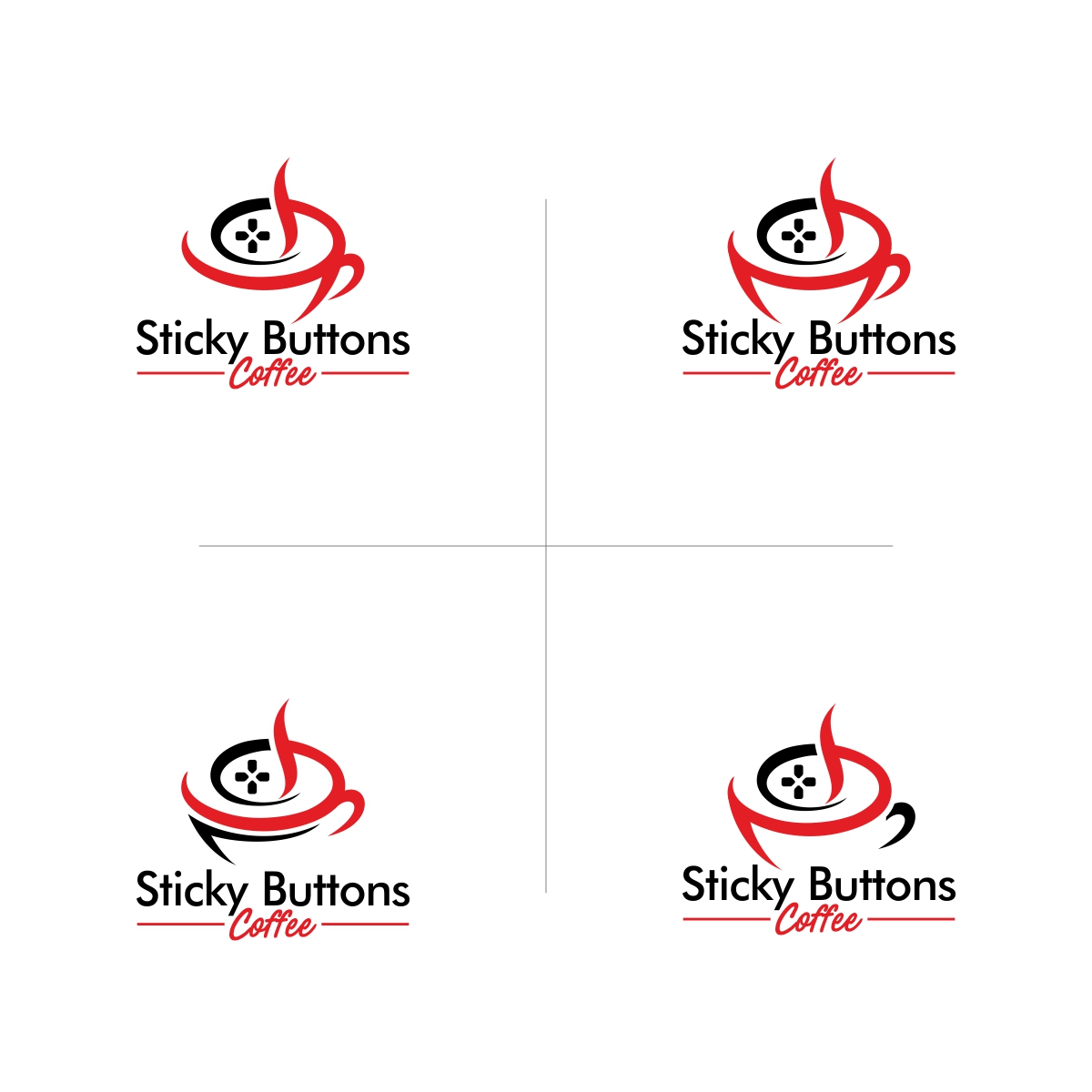 Logo Design by e-graphics for Sticky Buttons Coffee | Design #17034010
