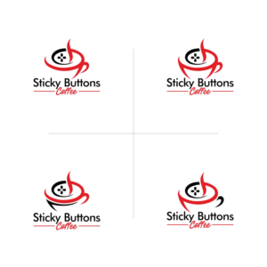 Diseño de Logo por e-graphics para Sticky Buttons Coffee | Diseño: #17034010