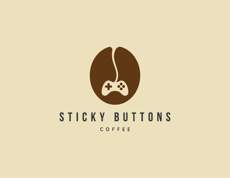Diseño de Logo por Psych artist para Sticky Buttons Coffee | Diseño #17006608