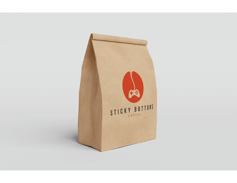 Logo Design by Psych artist for Sticky Buttons Coffee | Design #17020518