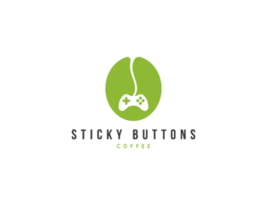 Logo Design by Psych artist for Sticky Buttons Coffee | Design: #17031333