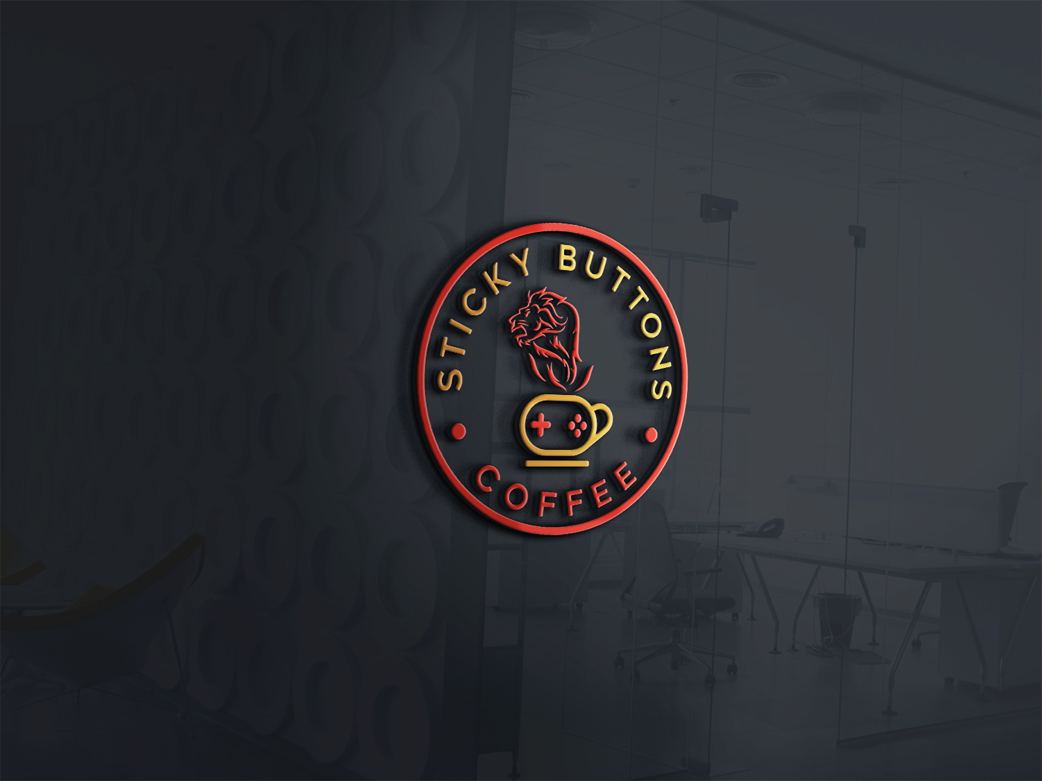 Logo Design by AbdullahDesigns™ for Sticky Buttons Coffee | Design #17073569