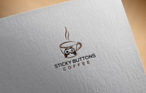 Diseño de Logo por asman para Sticky Buttons Coffee | Diseño: #17017792