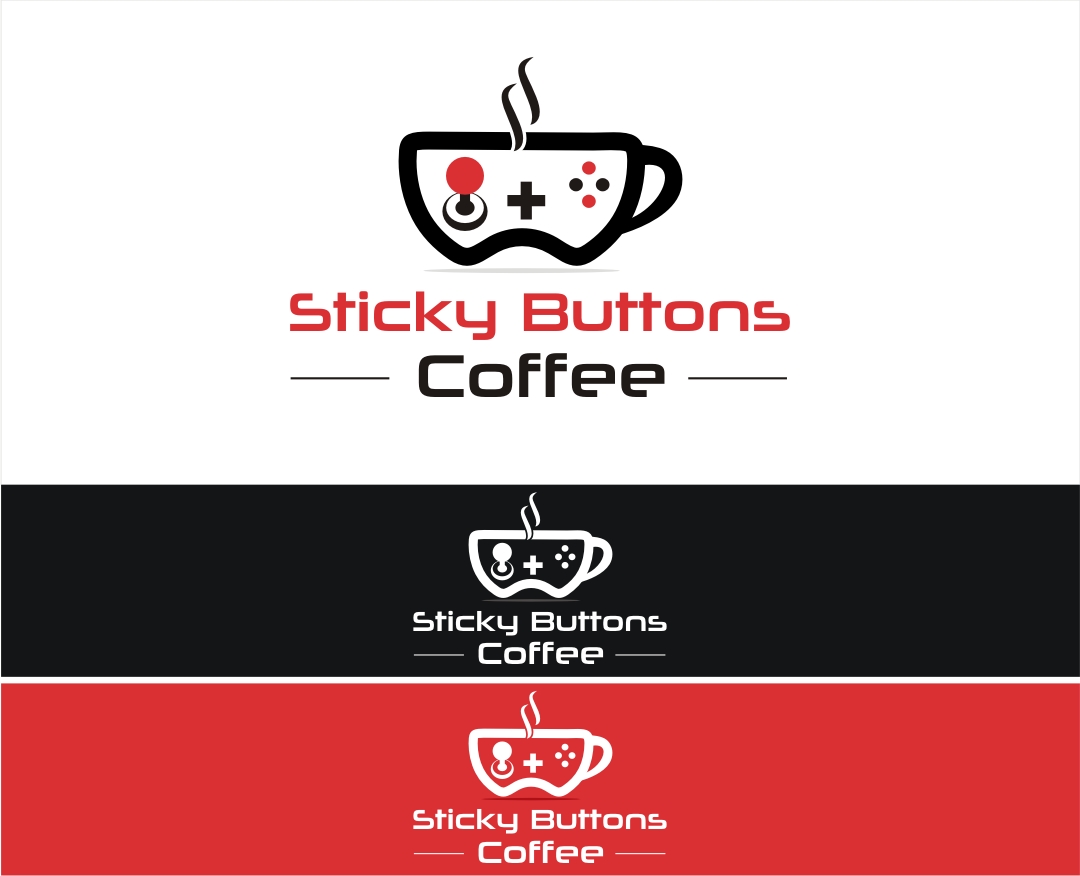 Logo Design by Soul Light for Sticky Buttons Coffee | Design #17008564