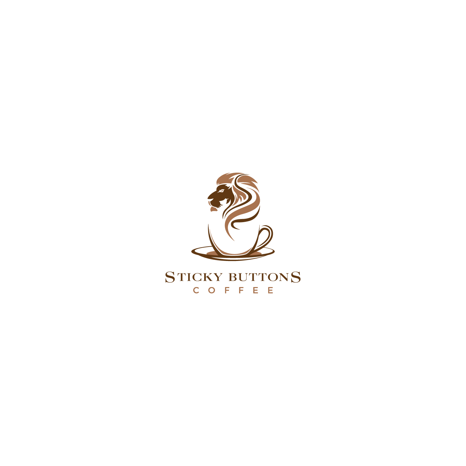 Logo Design by Saruar360 for Sticky Buttons Coffee | Design #17108800