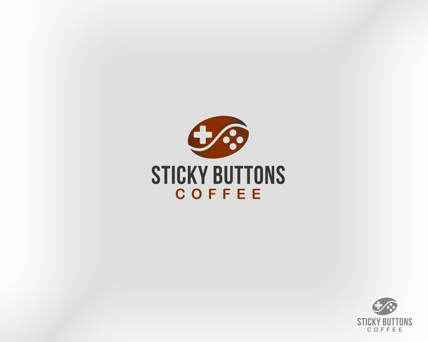 Logo Design by Djamdesign for Sticky Buttons Coffee | Design #17013851
