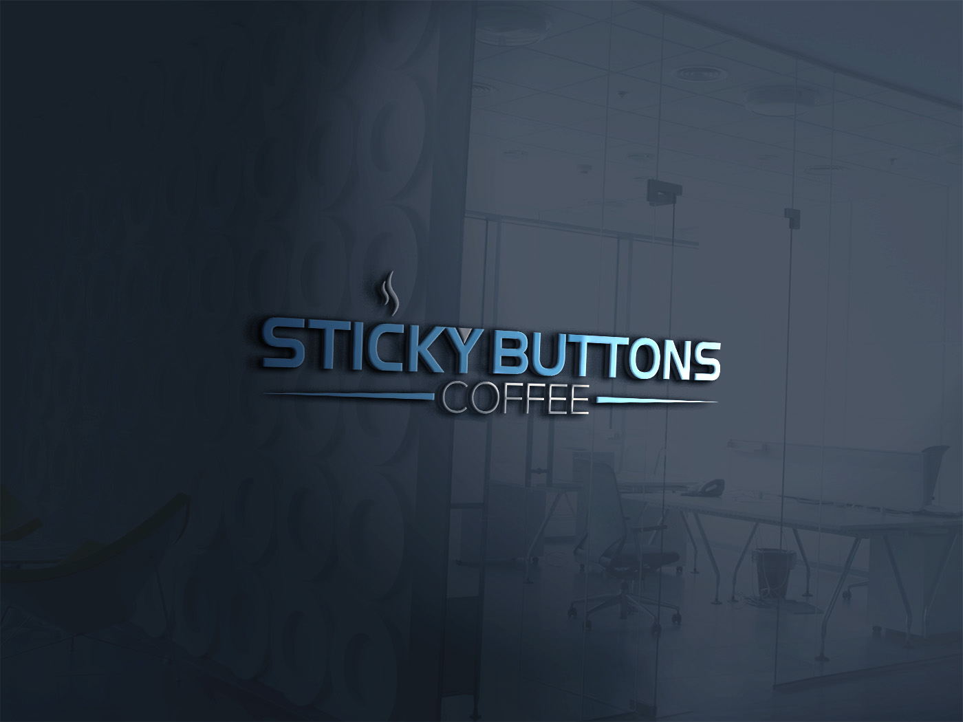 Diseño de Logo por Gross para Sticky Buttons Coffee | Diseño #17019916