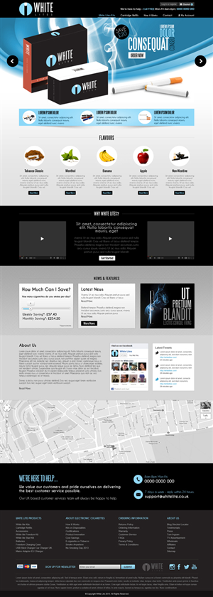 Web Design by Latest Design Ideas for Overbrands | Design: #2714398