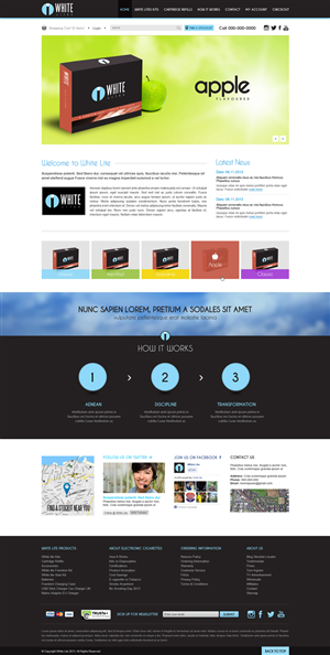 Web Design by Latest Design Ideas for Overbrands | Design: #2715660