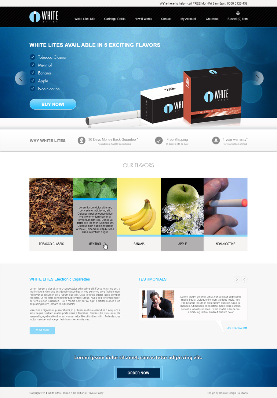 Web Design by Desire Design Solutions for Overbrands | Design #2703314