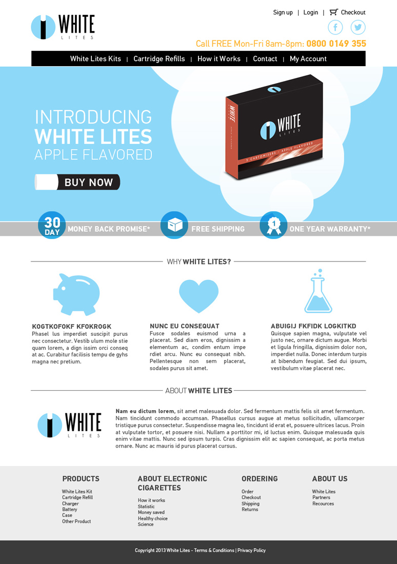 Web Design by CanonShooter for Overbrands | Design #2696929