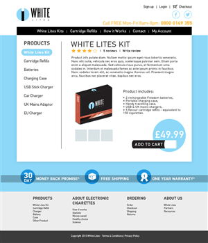 Web Design by CanonShooter for Overbrands | Design: #2696955