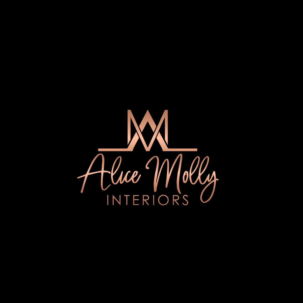 Logo Design by graphicancers for Alice Molly Interiors  | Design: #17012835