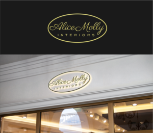 Logo Design by LunaCreative for Alice Molly Interiors  | Design: #17011446