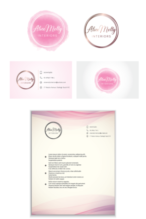 Logo Design by Wild Geek for Alice Molly Interiors  | Design: #17012723