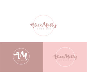 Logo Design by maceemisha for Alice Molly Interiors  | Design: #17007769
