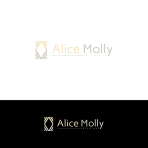 Logo Design by pujiono 2 for Alice Molly Interiors  | Design: #17011823