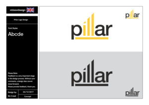 Logo Design by [n]visionDesign for Pillar Architecture Pty Ltd | Design #17009410