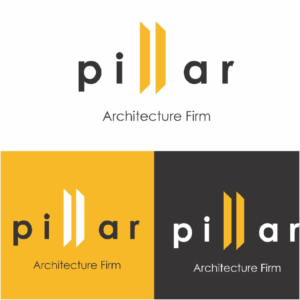 Logo Design by Francisco Lauande for Pillar Architecture Pty Ltd | Design: #17106792