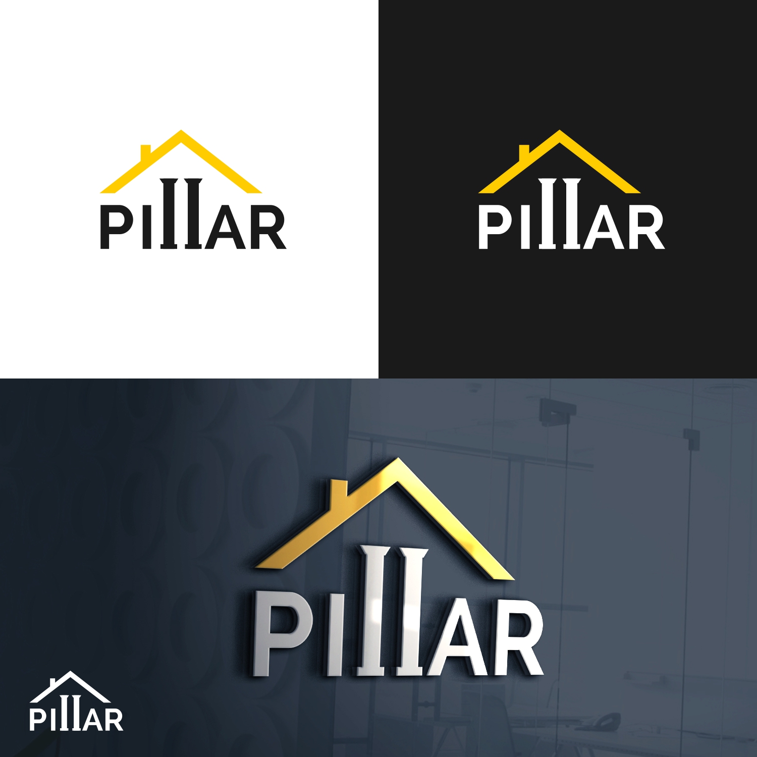 Logo Design by manto.bjb for Pillar Architecture Pty Ltd | Design #17025571