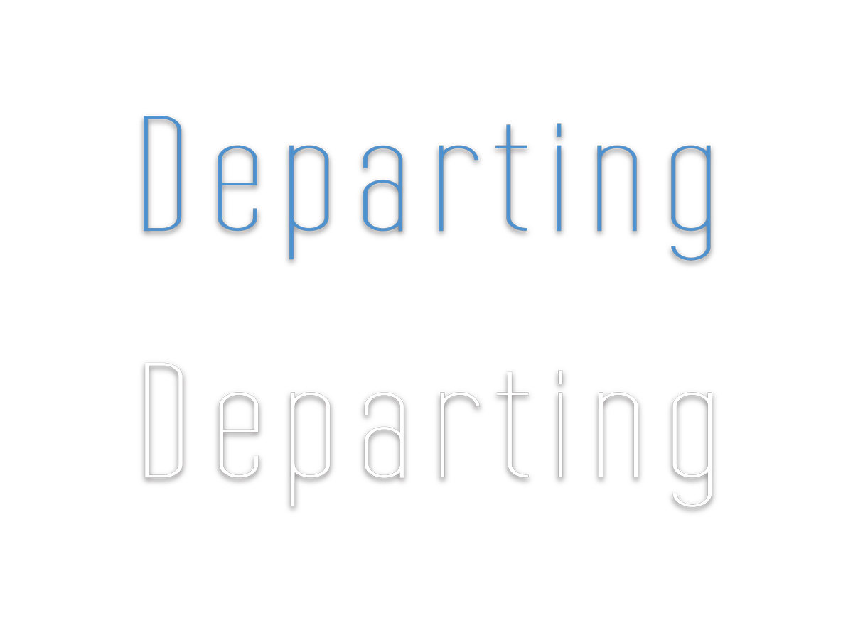 Design de Logo par Halfull Media pour Departing, LLC | Design #2742233