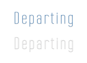 Diseño de Logo por Halfull Media para Departing, LLC | Diseño: #2742233