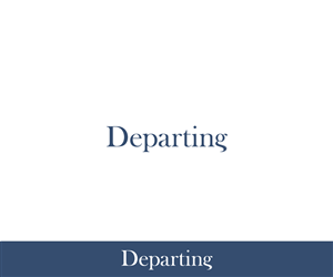 Logo Design by ink for Departing, LLC | Design: #2697445
