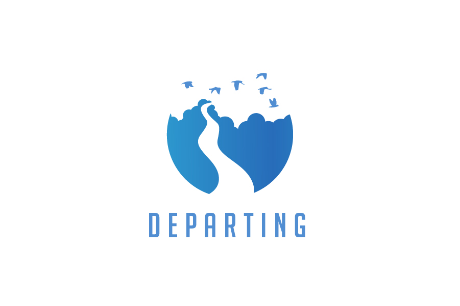 Logo Design by Alexis for Departing, LLC | Design #2716646